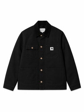**HTF** CARHARTT WORK IN PROGRESS BLACK IRVING JACKET SZ SMALL - BNWT